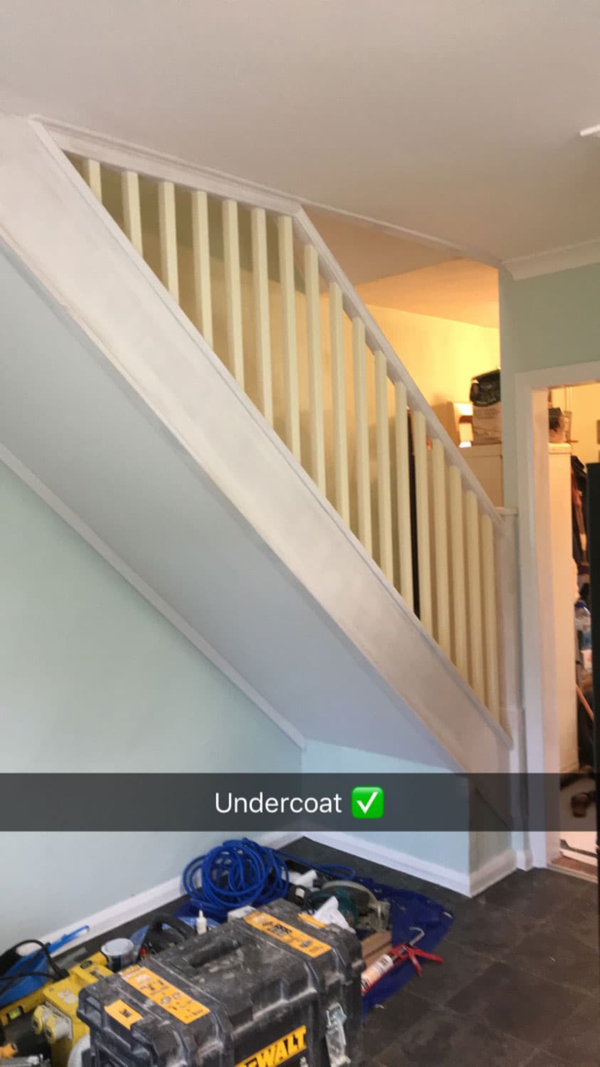 Staircase Preparation by T Lefort Carpentry in Hertfordshire